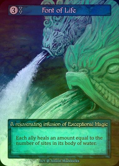 【FOIL】[Water] Font of Life [beta-Exceptional]